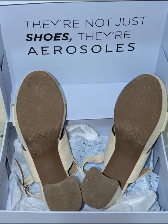 Aerosoles Camera Platform Sandals Size 10 - Picture 7 of 9